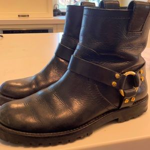 TORY BURCH black ankle boots, Size 8M